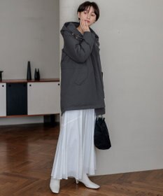 23区 【滝沢眞規子さん着用/一部店舗限定/撥水加工】ミリタリー ダウンコート