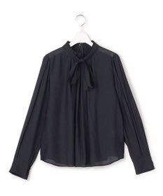 23区 【先行予約】TRオーガンジー 2WAY ボウタイブラウス