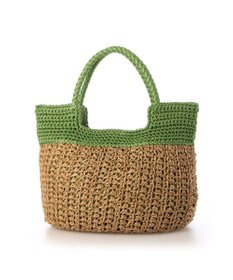 UNBILLION カシュカシュ cachecache / 切り替え編みクロッシェ2wayミニトート