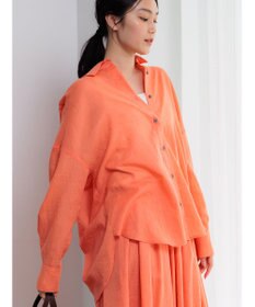 Te chichi 【新色追加】シャンブレーボイルシャツ(セットアップ可)