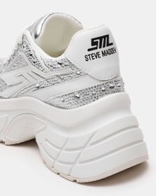 STEVE MADDEN BIONIC2R ラインストーン厚底スニーカー