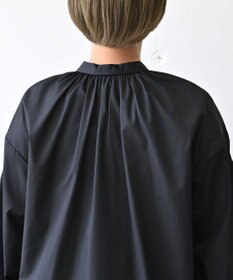 muuc 〈オーガニックコットン〉〈コットンブロード生地〉〈カラーにより異なる生地〉〈通年着られる〉コットン裾プリーツ ブラウス