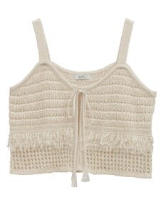 earth music&ecology フリンジニットビスチェ