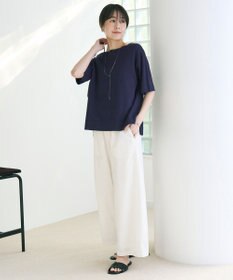 UNFILO L スゴ機能美 ハーフスリーブ ニット