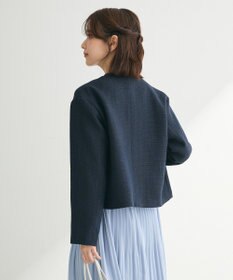 Green Parks ef-de ツイードノーカラージャケット