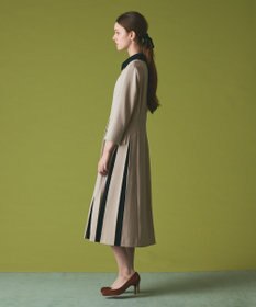 GRACE CONTINENTAL クレリックバイカラーワンピース