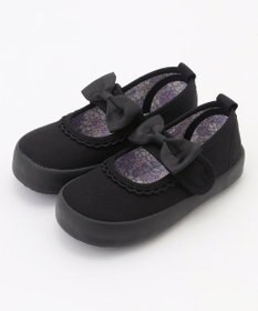 ANY KIDS リボンバレエシューズ ブラック