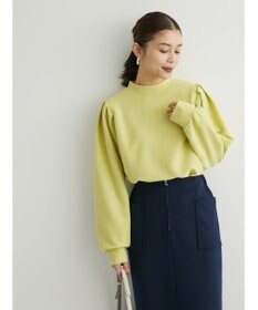 Green Parks リップル袖タックボリュームプルオーバー