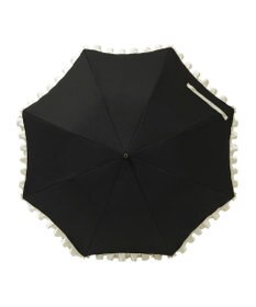 MOONBAT 【一級遮光/晴雨兼用】LANVIN en Bleu (ランバン オン ブルー)  折りたたみ日傘 シャイニーフリル 遮光 遮熱 UV