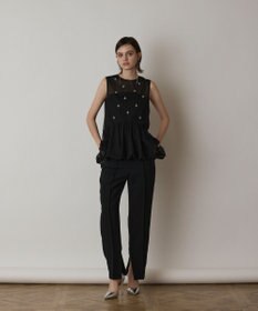 GRACE CONTINENTAL バルーンチュールトップ