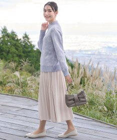 Tiaclasse 【安田美沙子さん着用・2way】リボンギャザーミニバッグ