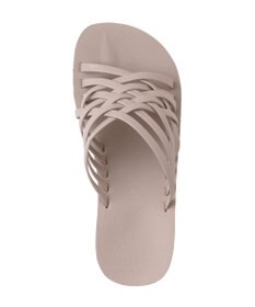 San-ai Resort（三愛水着楽園） レザーライク編みサンダル【San-ai Resort（サンアイリゾート）】