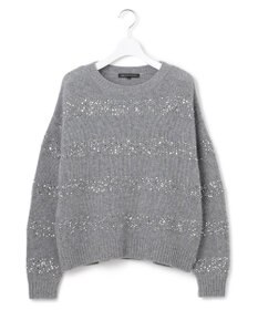 23区 【滝沢眞規子さん着用/一部店舗限定】スパングルボーダー ニット