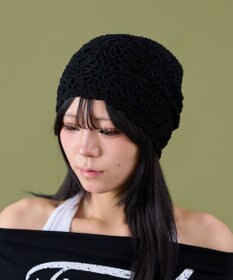 WEGO クロシェフラワービーニー