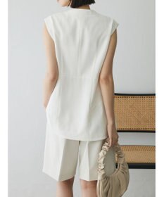 Green Parks AnriettMusee ネック切替デザインベスト