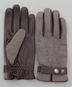 GOTAIRIKU 【スマホ対応】DRAGO/ドラゴ ウールレザーコンビ グローブ ベージュ系8