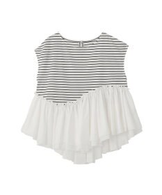 YECCA VECCA アシメペプラムカットソー