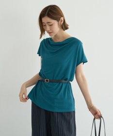 YECCA VECCA 【接触冷感】ドレープカットトップス