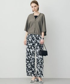 ICB L フライスリーブ Vネックカーディガン