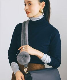 TOPKAPI 【TREASURE TOPKAPI】ムートンポーチ付き ショルダーベルト / スマホストラップ