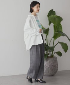 AMERICAN HOLIC イージーケアコクーンバックタックシャツ