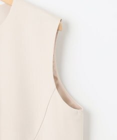 組曲 【洗える】パールポイントショートレングス ジレ