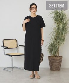 AMERICAN HOLIC 【2点セット】Tシャツ＋Uネックワンピース