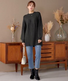 Tiaclasse L 求心片畦ニットチュニック