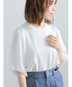Te chichi パールスリーブニット