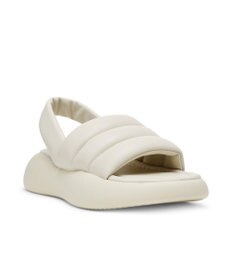 STEVE MADDEN HEADWAY バックストラップ厚底パフィーサンダル