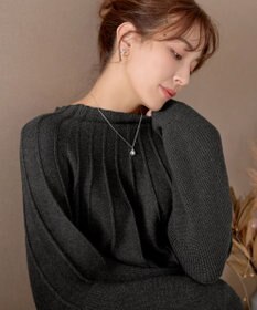 Tiaclasse L 求心片畦ニットチュニック