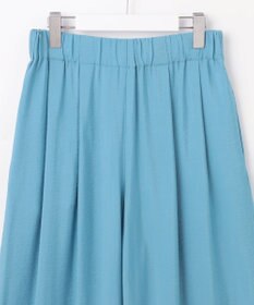 自由区 L 【ウエストゴム・洗える】エアリーツイルワイド パンツ