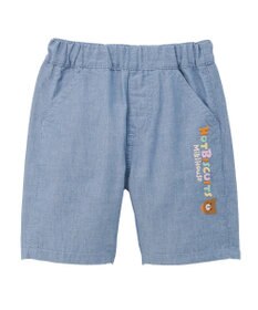 MIKI HOUSE HOT BISCUITS 【80-120cm】 パステルロゴ 6分丈パンツ