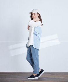 Tiaclasse L 【洗える】バックフレアダイバープルオーバー