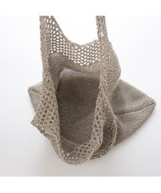 UNBILLION カシュカシュ cachecache / メタリック糸ホーボーバッグ