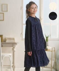 組曲 KIDS 【150-160㎝】スノウレースワンピース