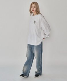 WEGO 【ユニセックス着用ITEM】別注BENDAVISワンポイントT（LS）