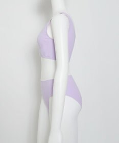 WEGO 【ハーフトップ＆ショーツセット】Liliane　Ciel　　レースアップリボン