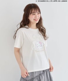 Green Parks チャーミーキティ/レースリボンプリントTシャツ