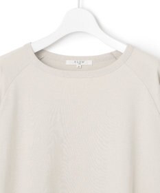 23区 【SLOW】コンパクトシングルジャージー ポンチョ風 Tシャツ