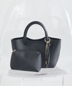 earth music&ecology 【軽量】チャーム付きミニトートバッグ