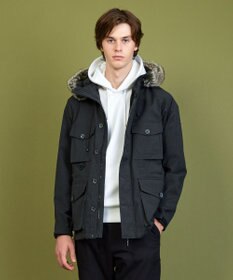 JOSEPH ABBOUD MOUNTAIN 【撥水/ライナードッキング対応】スライバー カモフラージュコンビ パーカー