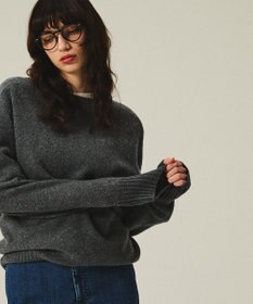 J.PRESS MEN 【J.PRESS ORIGINALS】【UNISEX】Shaggy Saddle Crew Neck Sweater