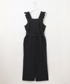 Feroux 【洗える】ショルダーフリル オールインワン
