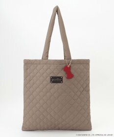 LA BAGAGERIE 【LA BAGAGERIE×HELLO KITTY】リボンチャーム付き　キルティングトート