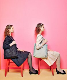 TOCCA 【大人百花掲載】【A4サイズ対応・折りたたみ可】TRIM WAVES SUBBAG サブバッグ