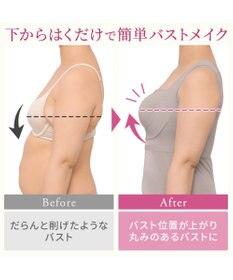 BRADELIS New York 【BRADELIS NewYork peace】綿混楽々dailyバストスリップ25  ノンワイヤー 補正下着 カップ付き ブラキャミ ブラトップ