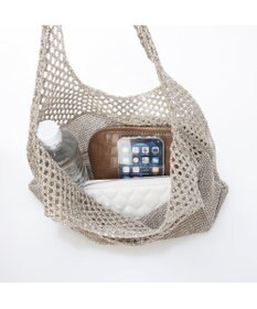 UNBILLION カシュカシュ cachecache / メタリック糸ホーボーバッグ