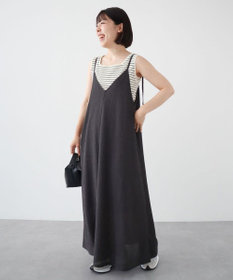 Green Parks BEST PRICE 表面感カットキャミワンピース