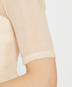 uncrave 【手洗い可】シアー ランダムリブ Uネック カットソー（uncrave STANDARD）